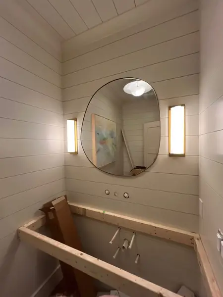 Art and Mirror Installation in Seabrook — mirror installation