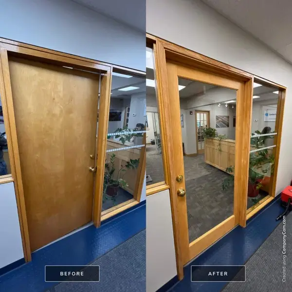 Interior Glass Door Installation in Portsmouth — glass door installation