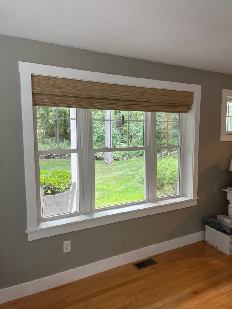 Roman Shades and Blinds Installation in Kittery — curtains and blinds